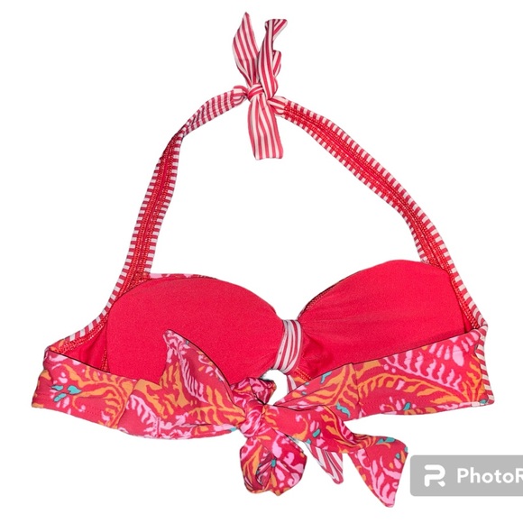 Aerie Pink Print Bikini Size XXS - Picture 3 of 6